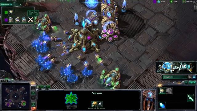 Thiria (P) VS Ping (P) -- Starcraft 2 [LAGTV] смотреть онлайн