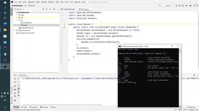 Java урок - 16.1.2 Сеть. Telnet как клиент смотреть онлайн