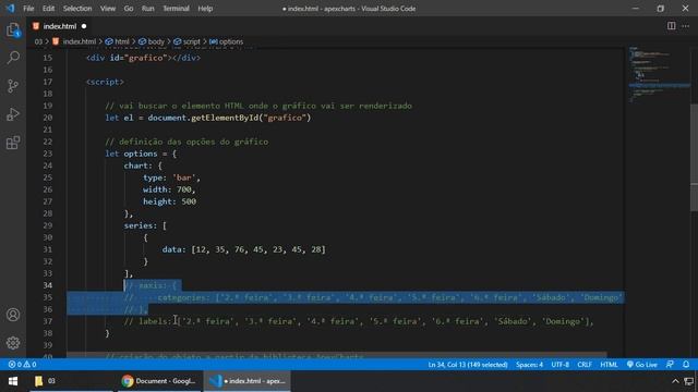APEXCHARTS #03 CONSTRUÇÃO DE UM GRÁFICO DE BARRAS смотреть онлайн