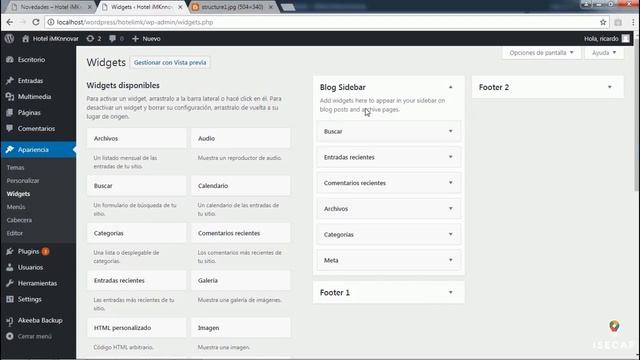 Desarrollo Web con WordPress: Capitulo 10 - SideBar o Barra Lateral смотреть онлайн