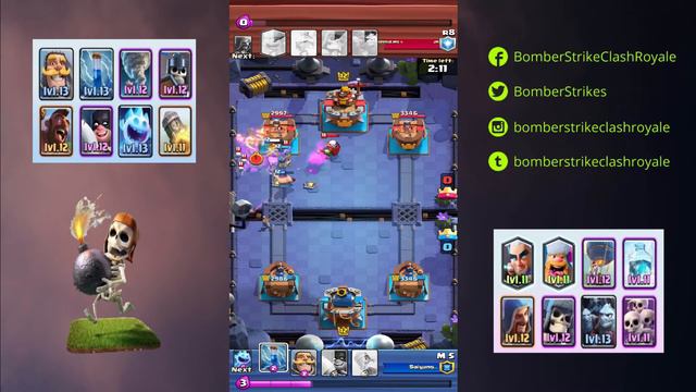 HogExeNado 3.4 Rocket🚀 Cycle Deck Clash Royale смотреть онлайн