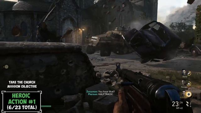 Call of Duty WW2 All Collectibles Stronghold Mission (Mementos / Heroic Actions) смотреть онлайн