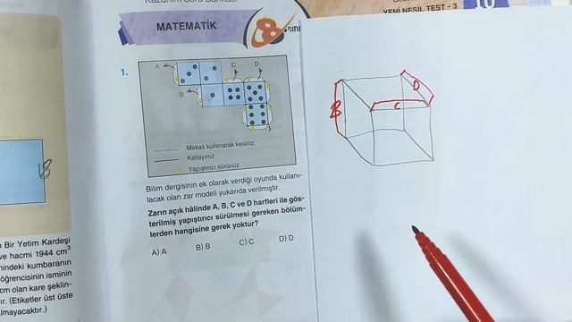 8.sınıf LGS Matematik GEOMETRİK CİSİMLER YENİ NESİL SORU ÇÖZÜMÜ Çanta Yayını Sayfa 405-406-407-408 смотреть онлайн