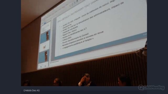 La rencontre annuelle de l'Hebdo des AG avec les proxys смотреть онлайн