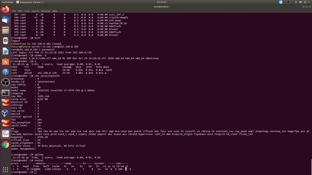 3. linux k8s SDN: CentOS devops commands: w, vmstat, top смотреть онлайн