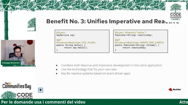 Cloud Native Java con Quarkus ◆ Meetup #TheCmmBay di Code Garden Roma смотреть онлайн