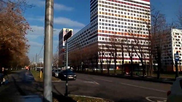 Москва 987 Олонецкая улица, ЖК Green Park (Грин Парк) осень день смотреть онлайн