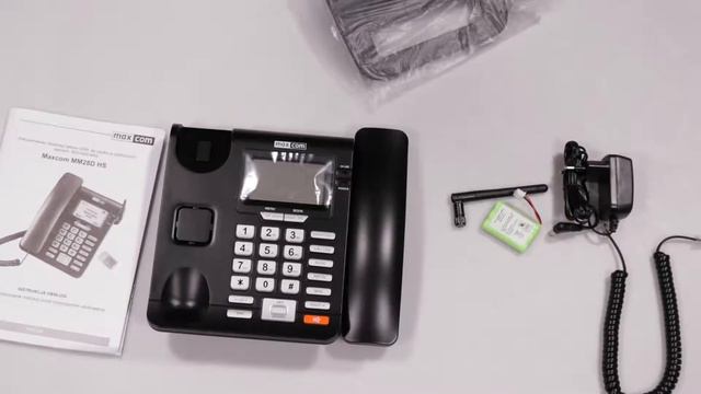 Unboxing Maxcom Desk Phone MM28D HS смотреть онлайн