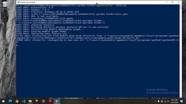 How to convert python file to .exe file... смотреть онлайн