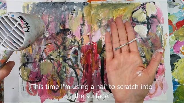 Abstract Painting in an Art Journal смотреть онлайн
