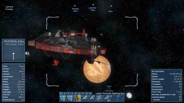 Space Engineers Planets! Ep 19: Alien Moon, Titan! =D смотреть онлайн