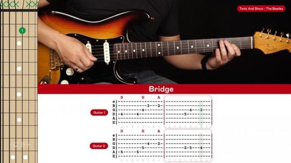 Twist And Shout Guitar Cover The Beatles 🎸|Tabs + Chords|