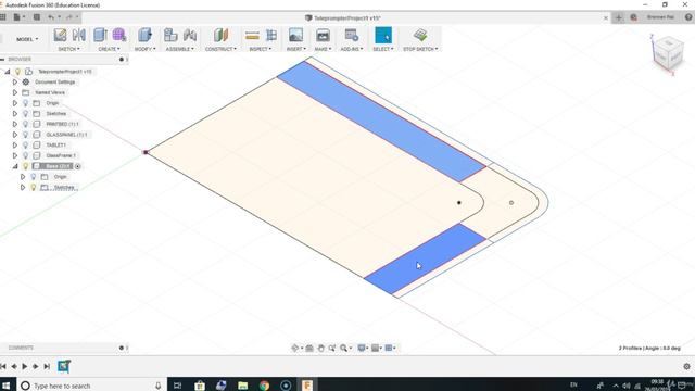 3-3. The teleprompter base - Part 2
