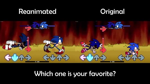 Confronting Yourself: Original VS Reanimated | FNF Mods смотреть онлайн