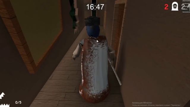 ИГРАЮ В БАБКУ ГРЕННИ ОНЛАЙН С ДРУЗЬЯМИ - Granny Multiplayer Roblox смотреть онлайн