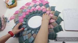 Видео  одного процесса  Как я вязала  джемпер энтерлак Энтерлак спицами Джемпер оверсайз спицами