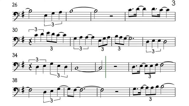 Unforgettable Cello Trombone Sheet Music Backing Track Play Along Partitura смотреть онлайн