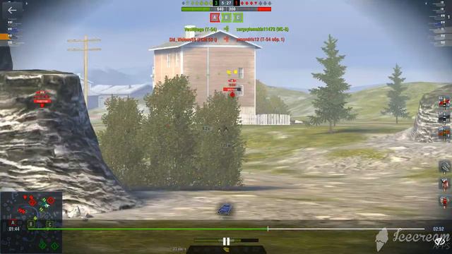 Меткий глаз косые руки Tiger II WoT Blitz 17 08 2018 21:22 смотреть онлайн