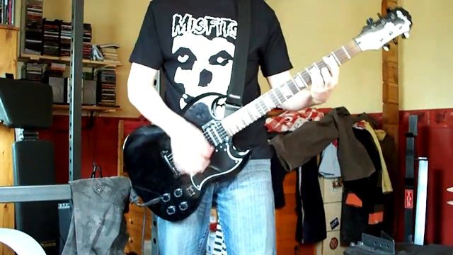 Green Hell - Misfits - guitar cover смотреть онлайн