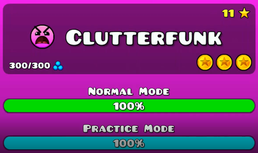 11 Уровень (Clutterfunk) - Geometry Dash смотреть онлайн