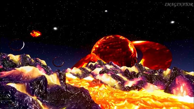 Fantasy PLANET | Beautiful Ethereal Serene Outer Space Universe | 4K (3D Animation) смотреть онлайн