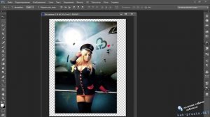 Как закруглить края в фотошопе