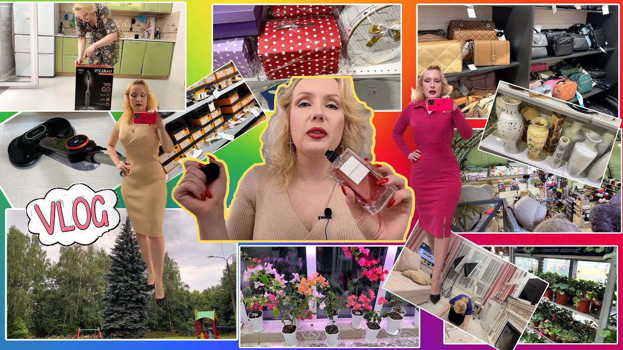 VLOG//ПОКУПКИ ДЛЯ ДОМА, Я ОБЛЕНИЛАСЬ, ПОКУПКА ПАРОВОЙ ШВАБРЫ, ИДЕМ В ТЕПЛИЦУ, ДОЖДЬ и пр. смотреть онлайн