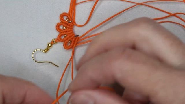 СЕРЬГИ МАКРАМЕ цветочки) MACRAME flower EARRINGS) смотреть онлайн
