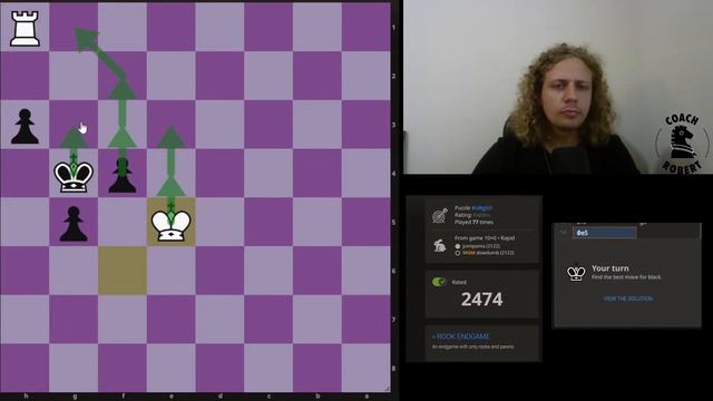 Rook endgame tactics on lichess.org (2400-2500) смотреть онлайн
