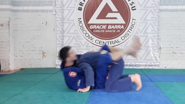 Команда Gracie Barra Central District Moscow. Выход из гильотины