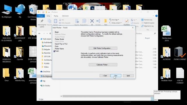 AutoCad den Photoshop a çizim aktarımı смотреть онлайн
