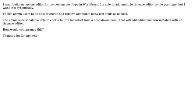 Wordpress: WordPress custom post - add dynamically meta boxes смотреть онлайн