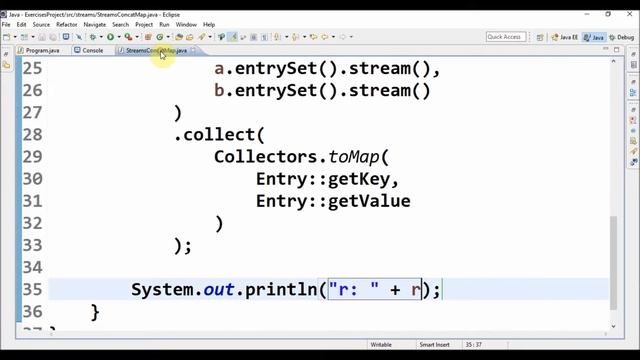 streams concat maps in java смотреть онлайн
