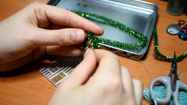 Делаем венок для 3D пряничного домика смотреть онлайн