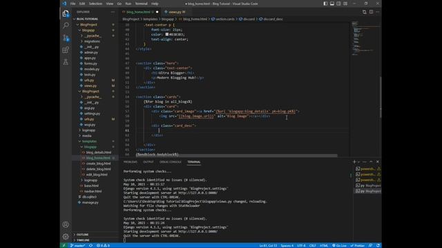 Part 17 : Blog Home(1) | Python and Django Blog | #django #python #html #css #blog смотреть онлайн
