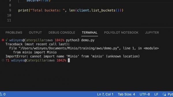 How To Connect To MinIO Using Python