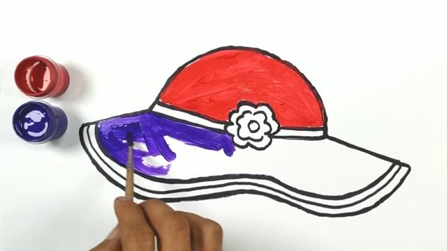 Bolalar uchun Shlyapa rasm chizish/Drawing Hat for children/Рисование Шапка для детей смотреть онлайн