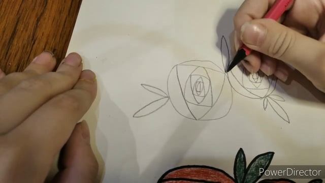 Очень легко рисую розу!! смотреть онлайн