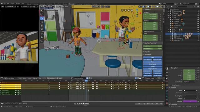 How to Transfer Animation using Action Editor in Blender 2.8 смотреть онлайн