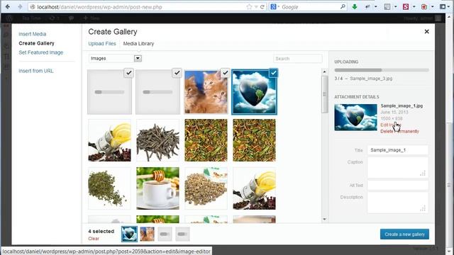 WordPress. How To Create A Gallery Post смотреть онлайн
