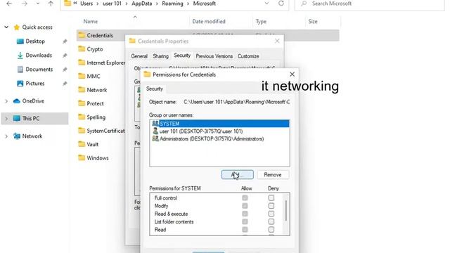 How to Fixed Access is denied error Credential Manager winodws 10 or 11 смотреть онлайн