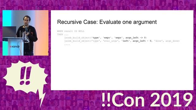 !!Con 2019 - Writing an Interpreter in SQL for Fun and No Profit! by Michael Malis смотреть онлайн