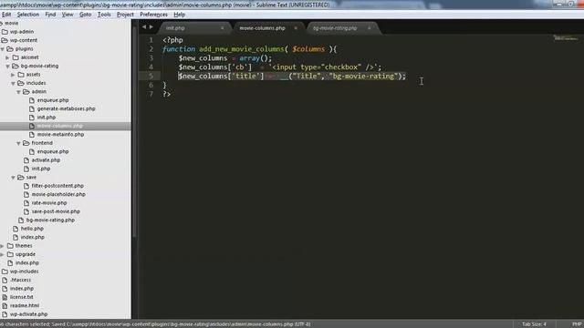 WordPress Movie Rating Plugin Development From Scratch - PART 13 - Modify Columns CPT смотреть онлайн