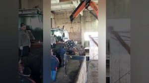 Новый двигатель на К - 700/ весна в хозяйстве / снимаем двигателя с К - 700