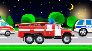 СОБИРАЕМ машинки из разных ДЕТАЛЕЙ. Пожарная машина и Скорая Помощь - настоящие СПАСАТЕЛИ