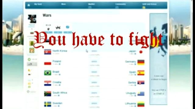 The War of Erepublik Intro (Best MMORPG Browser Game) смотреть онлайн