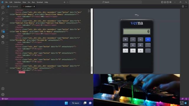 ASMR Programming - Calculator App Coding - No Talking смотреть онлайн