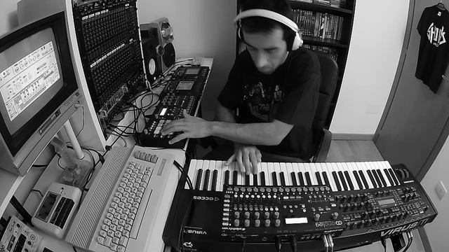 Elektron Analog Four + Rytm + Access Virus TI + Korg Kaossilator Pro: Live Jam by Storm 3003 смотреть онлайн