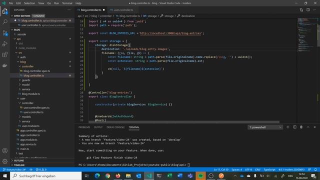 NestJS: Simple and Short Image Upload for Blog Entries | Blog Project V-24 смотреть онлайн