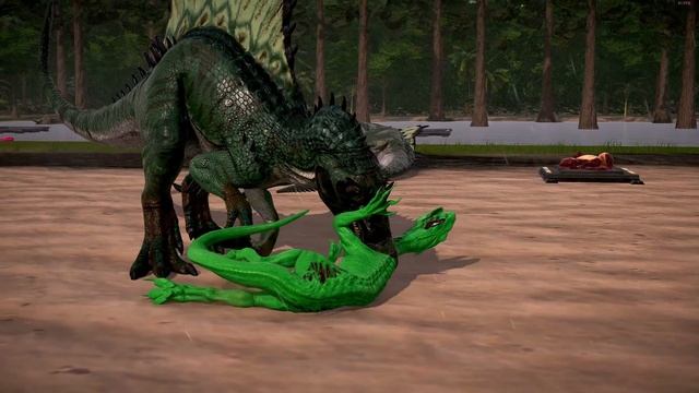 Super Hero Dinosaurs vs All Big Carnivores Battle! Jurassic World Evolution Dinosaurs Fight смотреть онлайн